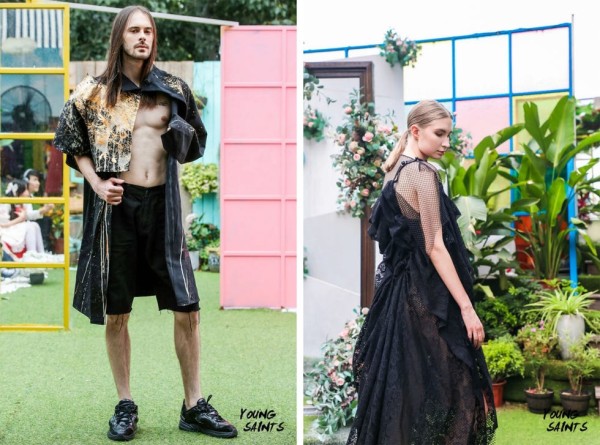 Clothing, Street fashion, Fashion, Dress, Footwear, Photography, Textile, Fashion design, Shoe, Plant, 