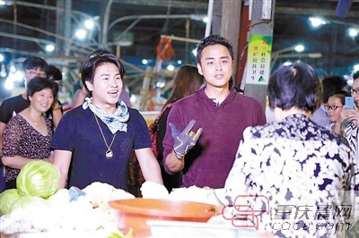 明道、欧弟菜场买菜。