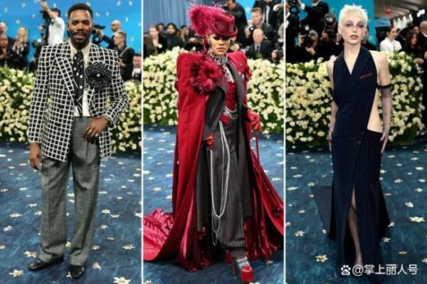 MetGala 邓文迪母女闪耀红毯