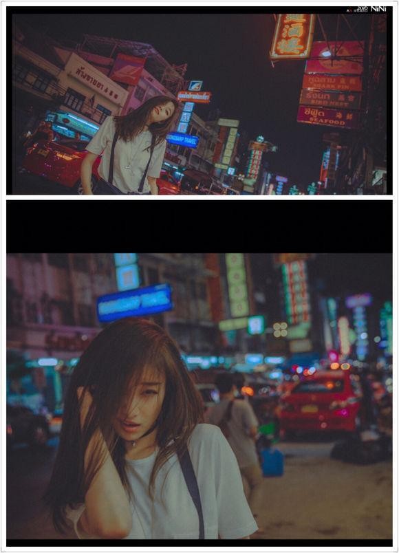 当红女星游客照：唐嫣太会凹造型了，杨幂往那一站就是风景