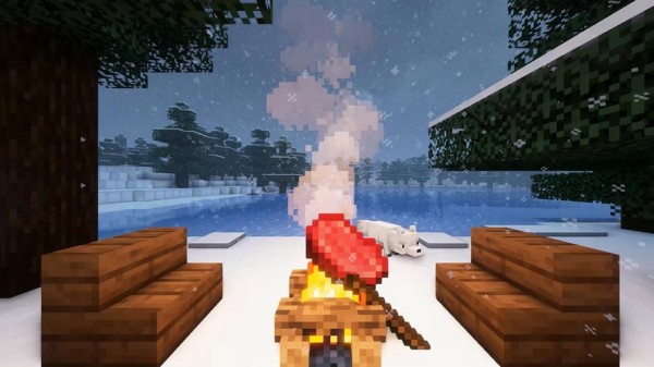 雪地好看光影我的世界