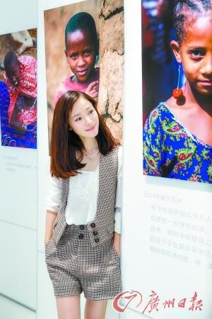 资料图：江一燕与其摄影作品。图片来源：广州日报