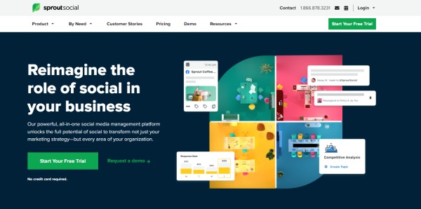 SproutSocial - 最佳社交媒体监控工具