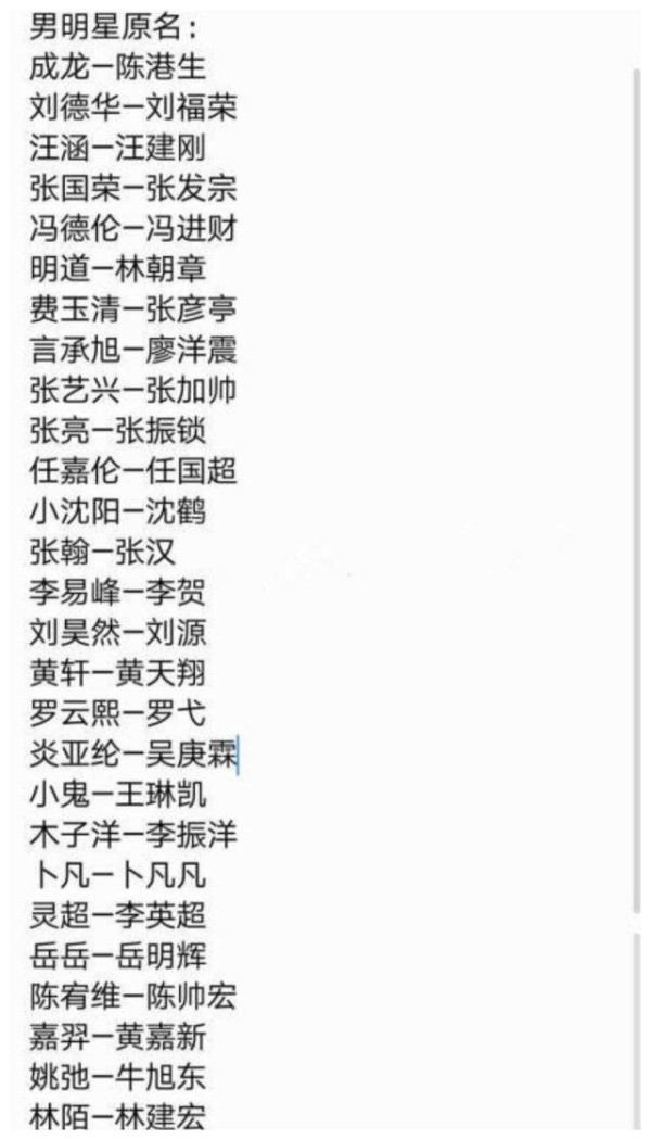 梁静茹原名叫梁翠萍！张艺兴李易峰杨紫等明星出道前原名纷纷曝光
