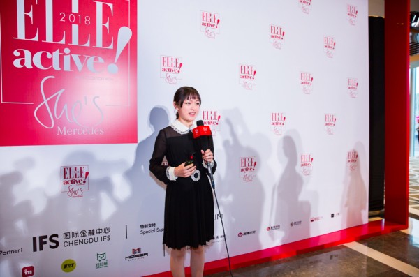 鬼马少女初登ELLEactive畅想未来 不是明星文淇而是演员文淇