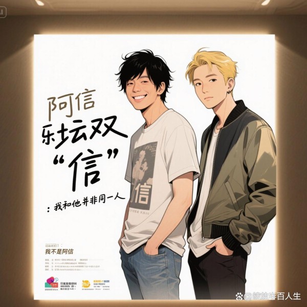 乐坛双 “信”：阿信与信并非同一人