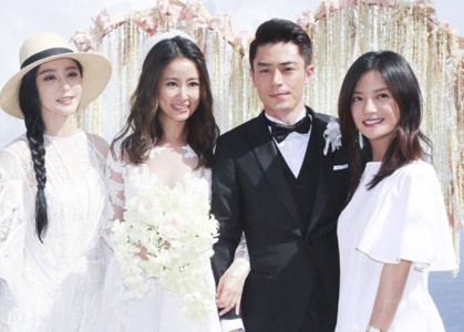 娱乐圈明星的婚礼阵容，嘉宾伴郎伴娘都是娱乐圈的男神女神级别