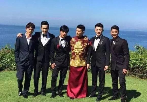 明星们的伴郎团豪华阵容！黄晓明阵容再怎么强大，都比不过他们？