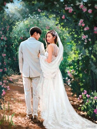 网友ps都敏俊与千颂伊婚纱照