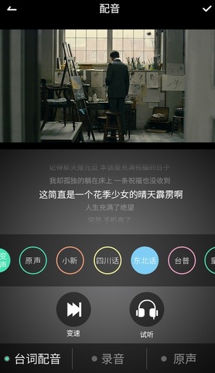 十二区苹果版配音界面