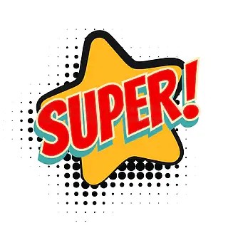 超级明星风格的卡通明星