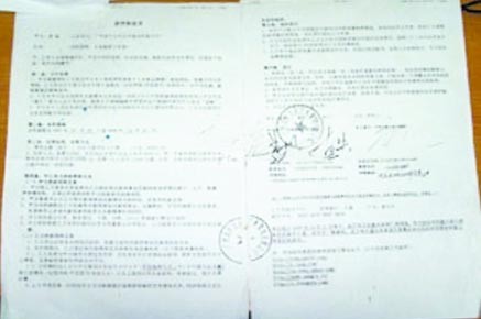 给明星做策划所签的合约