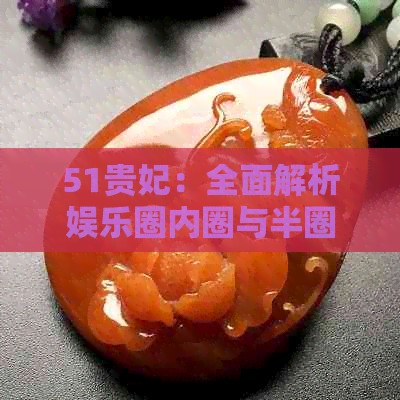 51贵妃：全面解析娱乐圈内圈与半圈的区别