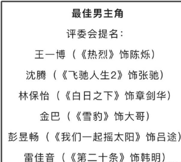 王一博一年内三部电影狂揽金鸡奖18项提名，这是真的吗？