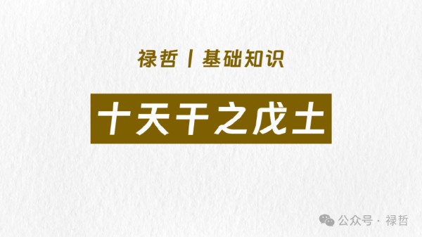 基础知识︱十天干【戊土】之释义︱特质•契合度•十二支对应性格