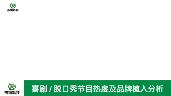 2024年喜剧脱口秀节目热度及品牌植入分析报告