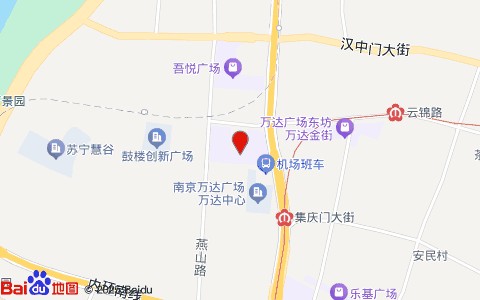 万达儿童娱乐(霍尔果斯)有限公司南京建邺分公司位置示意图