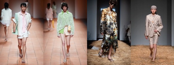 Fashion model, Fashion, Clothing, Runway, Fashion design, Dress, Summer, Haute couture, Human, Footwear, 