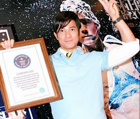 盘点娱乐圈创造吉尼斯记录的10大明星