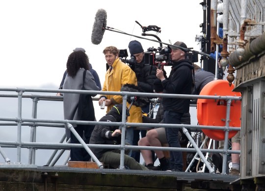 Ryan Gosling on the set of Project Hail Mary