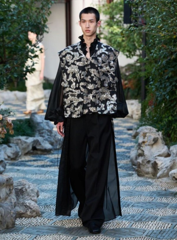a person standing outside
