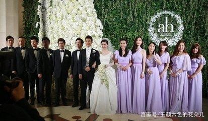 他的婚礼堪称世纪婚礼，除了奢华之外还有许多明星都到场祝福！