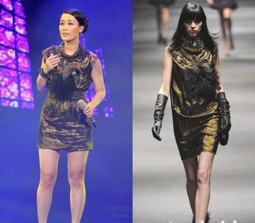 女明星大牌礼服撞衫胜超模