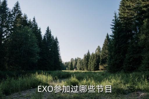 EXO参加过哪些节目
