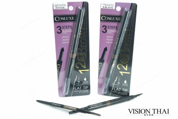 美妆部落客一致推的泰国彩妆品牌Cosluxe,最热销的是他们家的眉彩