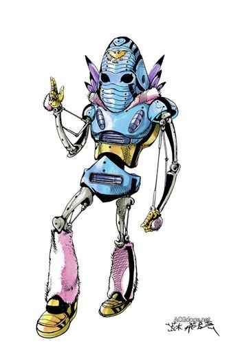 绘制出 JOJO 粉丝群体画像，荒木飞吕彦为 JOJO 粉丝问卷调查企划绘制原创替身