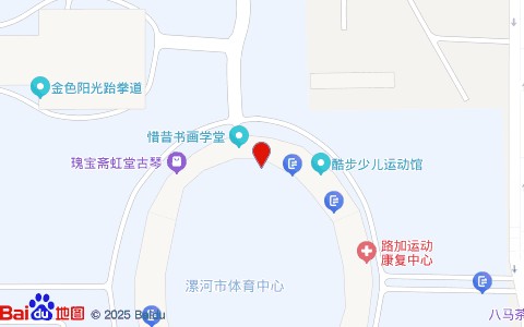 明星体育器材城位置示意图