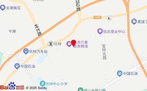 明星琴行(黄金海岸广场人民西路店)位置示意图