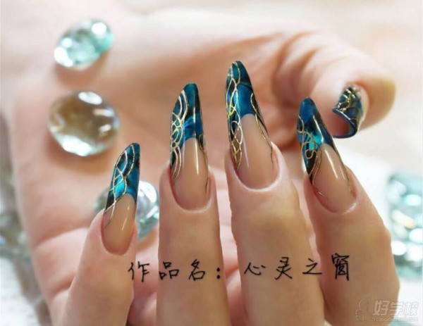 心灵之窗美甲作品