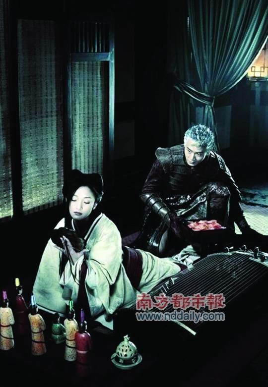 初回内地拍戏,戚玉武又与周迅过招。《画皮》剧照