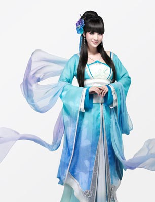 美女主播化身《仙途》仙子