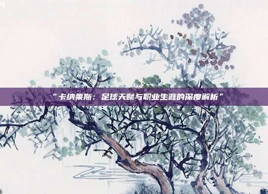“卡纳莱斯:足球天赋与职业生涯的深度解析”