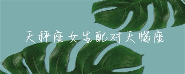 天秤座女生配对天蝎座-第1张图片-彗行星座