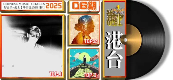 华语音乐排行榜【港台总榜】第805期2025年第06期榜单排名