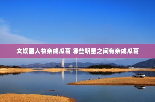 文娱圈人物亲戚瓜葛 哪些明星之间有亲戚瓜葛