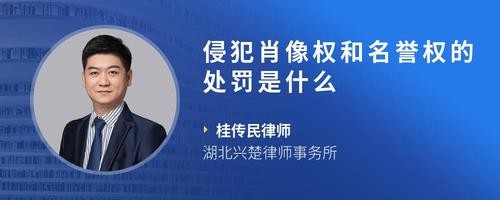 侵犯肖像权和名誉权的处罚是什么