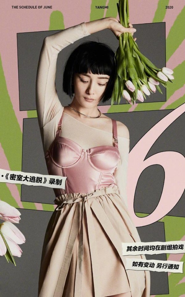 杨幂等人六月行程公布，迪丽热巴生日有特殊安排