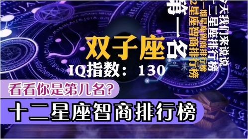 十二星座隐藏的秘密揭晓!