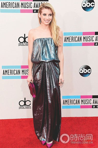Emma Roberts in Lanvin