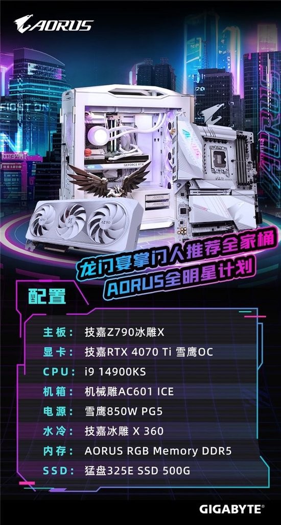  AORUS全明星计划-孟博龙定制主机配置单