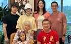 惠若琪晒全家福！比丈夫高半头，妹夫身材壮硕，妹妹最美