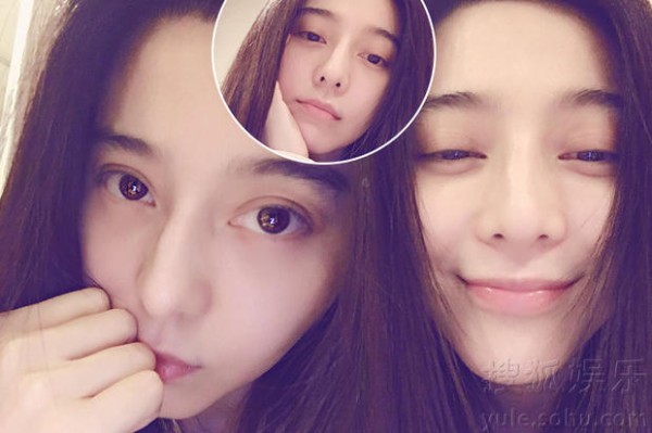 范冰冰刘亦菲纷纷晒素颜自拍 女星素颜谁更美？