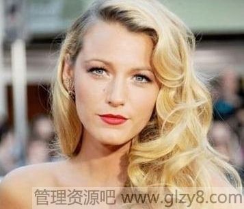 娱乐圈中女明星侧分发型图片