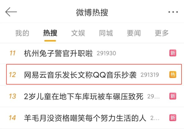 贴脸开大！网易云音乐发文怒怼QQ音乐“跟随式更新”
