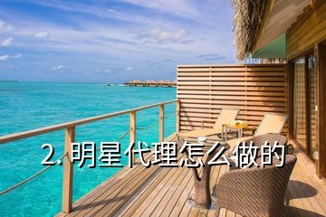 2. 明星代理怎么做的
