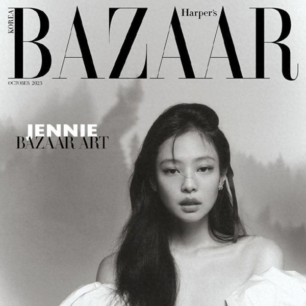 Jennie亮相芭莎十月刊封面，美出新高度，网友好评如潮！